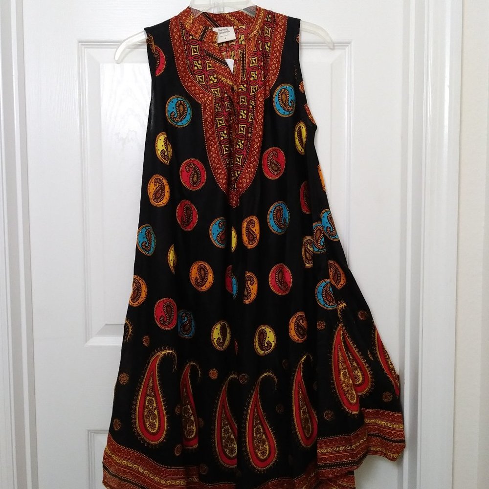 Seven Island Colorful Trapeze Dress Size Small